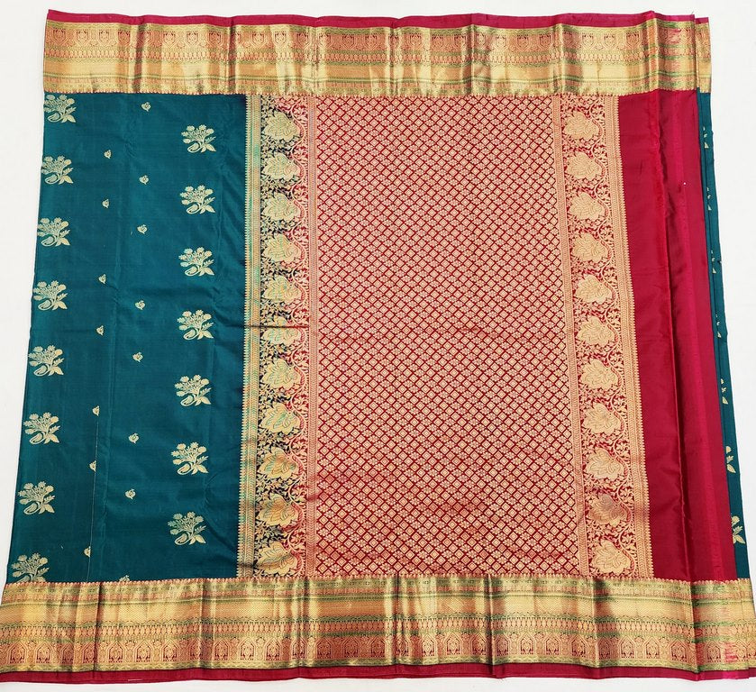 Trendy Vintage Multi-Colour Border Silksarees 006