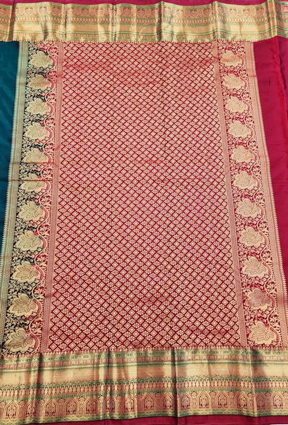 Trendy Vintage Multi-Colour Border Silksarees 006