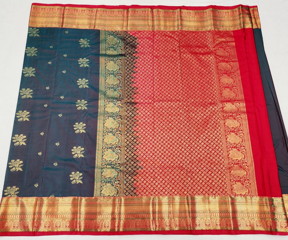 Trendy Vintage Multi-Colour Border Silksarees 002