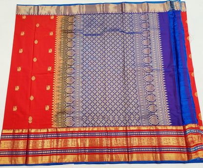 Trendy Vintage Multi-Colour Border Silksarees 004
