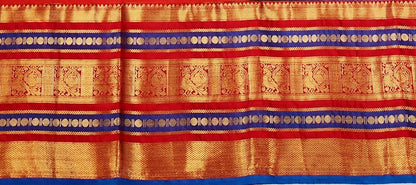 Trendy Vintage Multi-Colour Border Silksarees 004