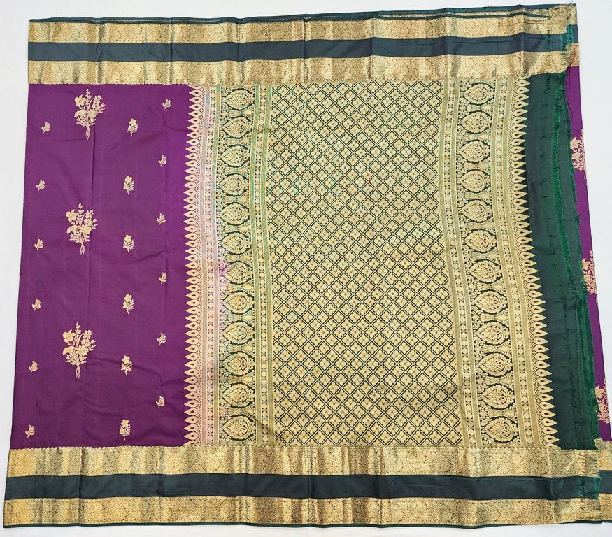 Trendy Vintage Gap Border Silksarees 012