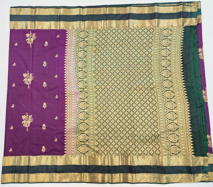 Trendy Vintage Gap Border Silksarees 012