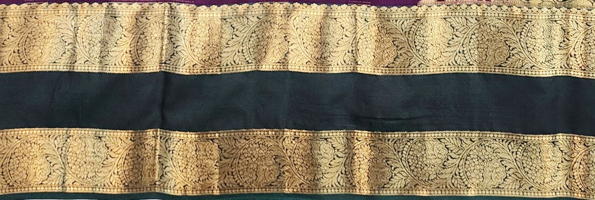 Trendy Vintage Gap Border Silksarees 012
