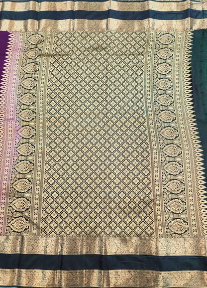 Trendy Vintage Gap Border Silksarees 012