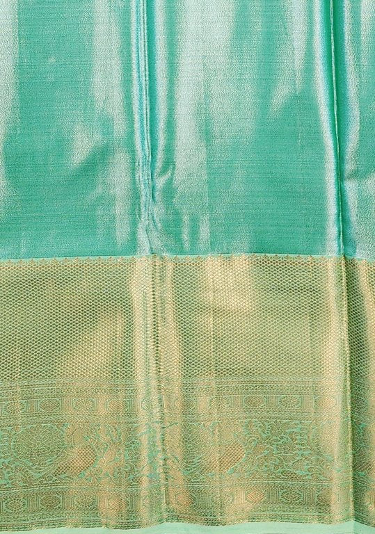 Luxury Kanchipuram Blended Tissue Bridal Silk Sarees 010