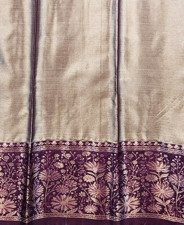 Luxury Kanchipuram Blended Tissue Bridal Silk Sarees 013