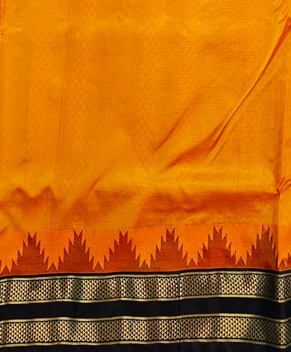 Kanchipuram Traditional 9 Yards Koorvai Pure Silk Saree 011