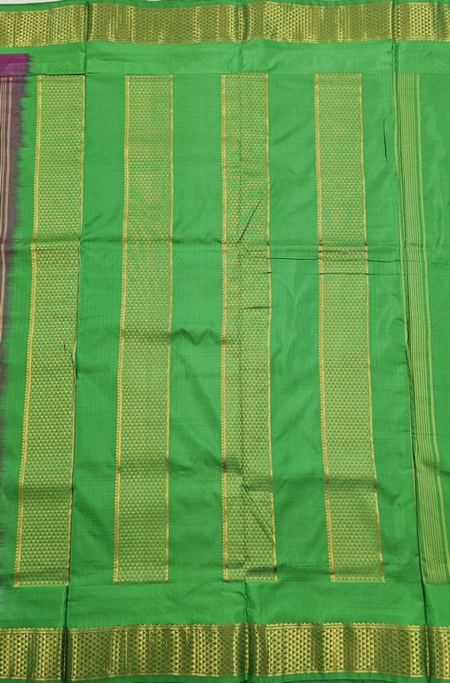 Kanchipuram Traditional 9 Yards Korvai Pure Silk Saree 012