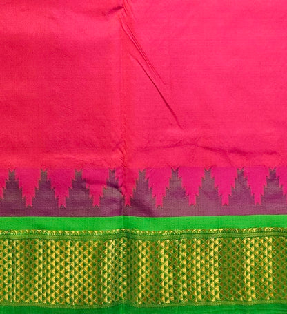 Kanchipuram Traditional 9 Yards Korvai Pure Silk Saree 012