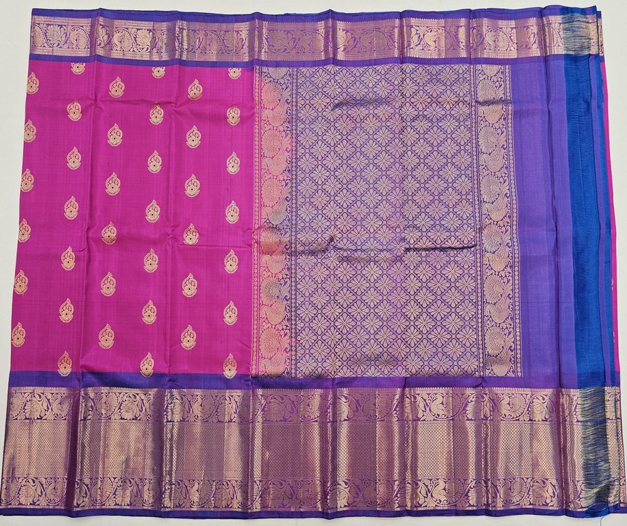 Kanchipuram Pure Fancy Korvai SilkSarees 002