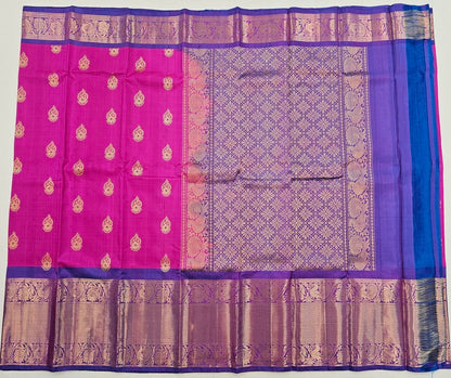 Kanchipuram Pure Fancy Korvai SilkSarees 002