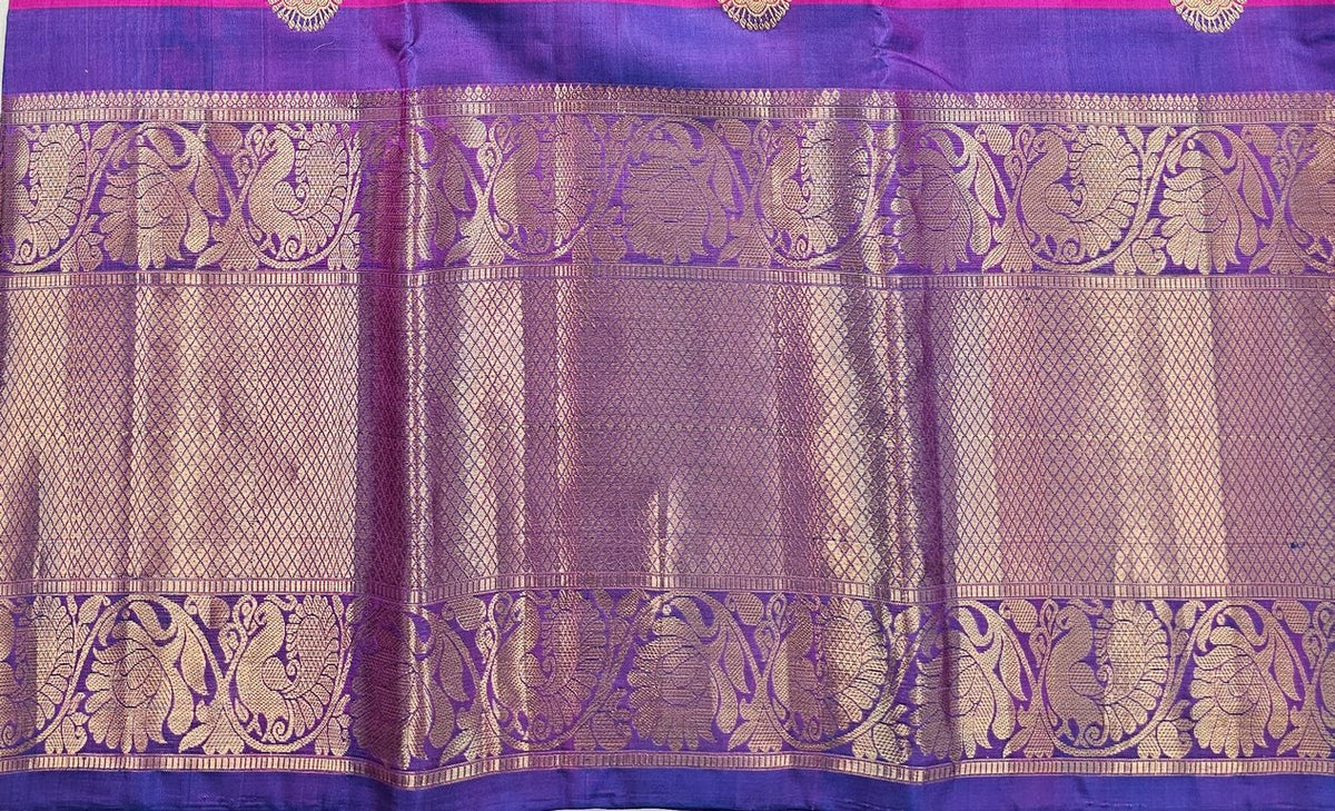 Kanchipuram Pure Fancy Korvai SilkSarees 002