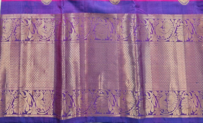 Kanchipuram Pure Fancy Korvai SilkSarees 002