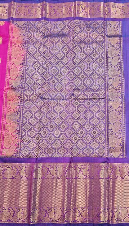 Kanchipuram Pure Fancy Korvai SilkSarees 002