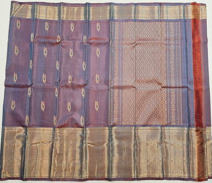 Kanchipuram Pure Fancy Self Colour SilkSarees 004