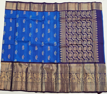 Kanchipuram Pure Fancy Korvai SilkSarees 005