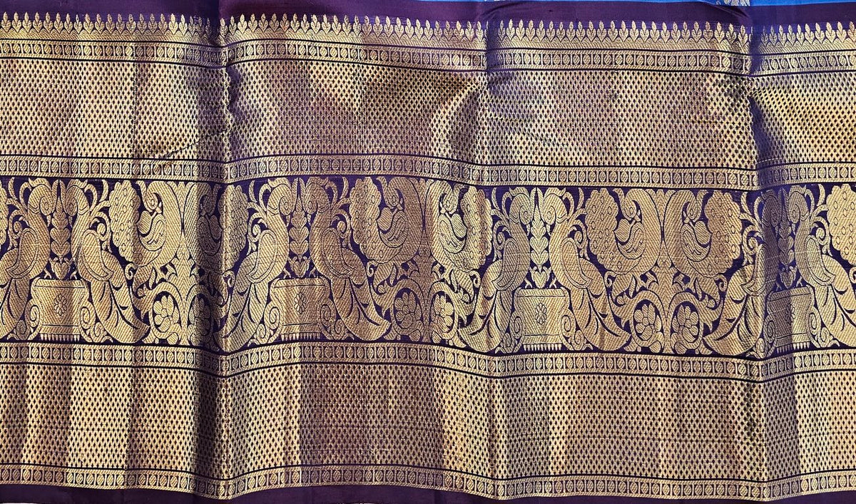 Kanchipuram Pure Fancy Korvai SilkSarees 005