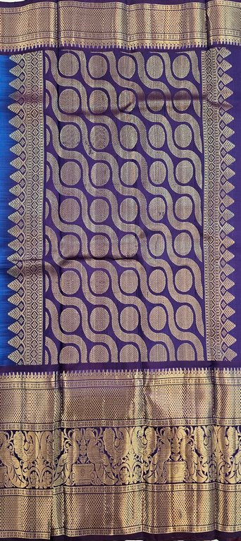 Kanchipuram Pure Fancy Korvai SilkSarees 005