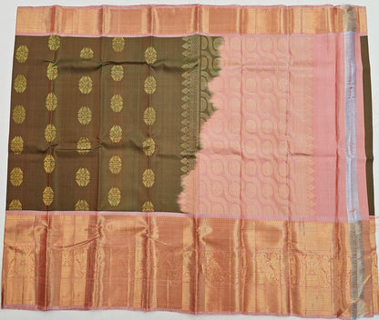 Kanchipuram Pure Fancy Korvai SilkSarees 006
