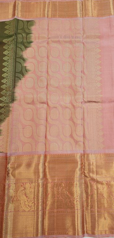 Kanchipuram Pure Fancy Korvai SilkSarees 006