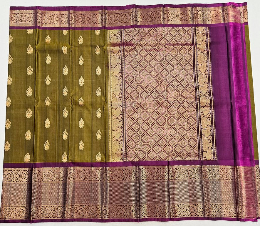 Kanchipuram Pure Korvai Fancy SilkSarees 011