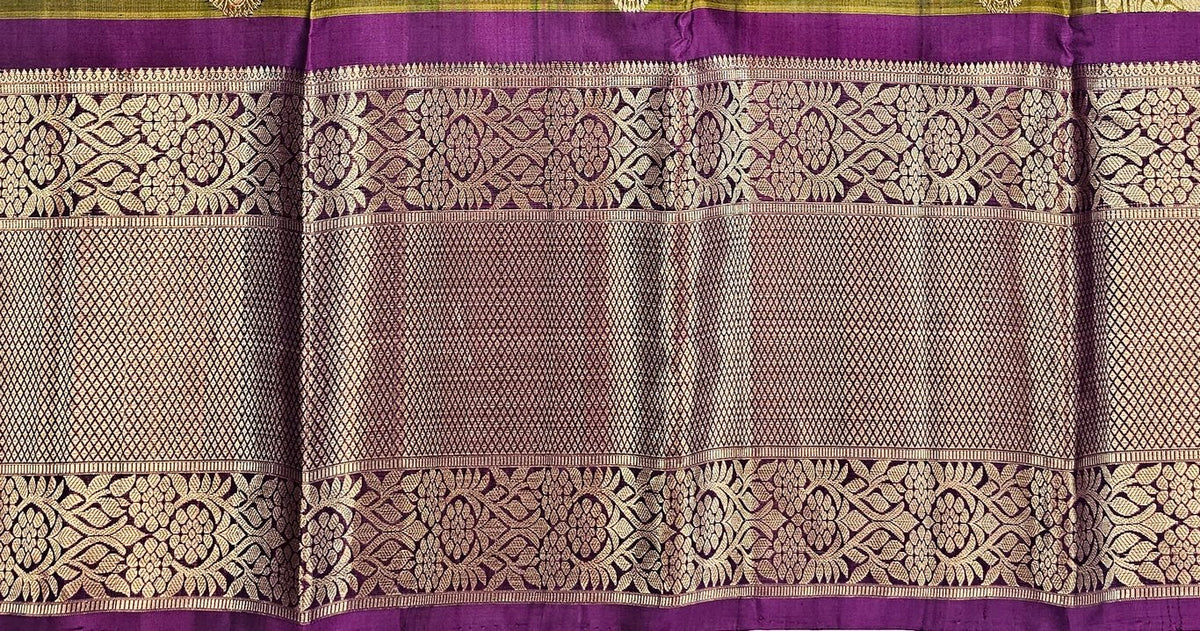 Kanchipuram Pure Korvai Fancy SilkSarees 011