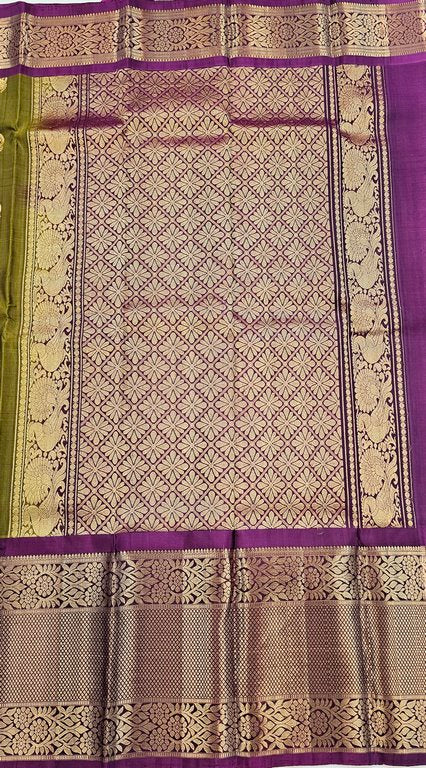Kanchipuram Pure Korvai Fancy SilkSarees 011