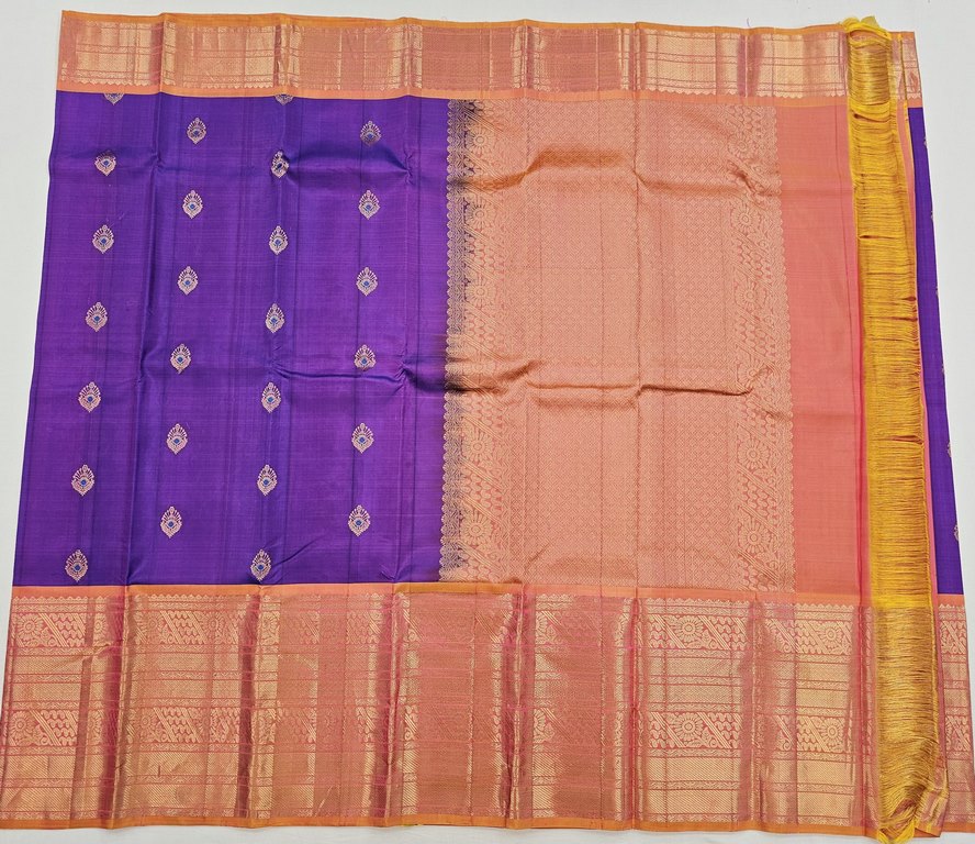 Kanchipuram Pure Korvai Fancy SilkSarees 012