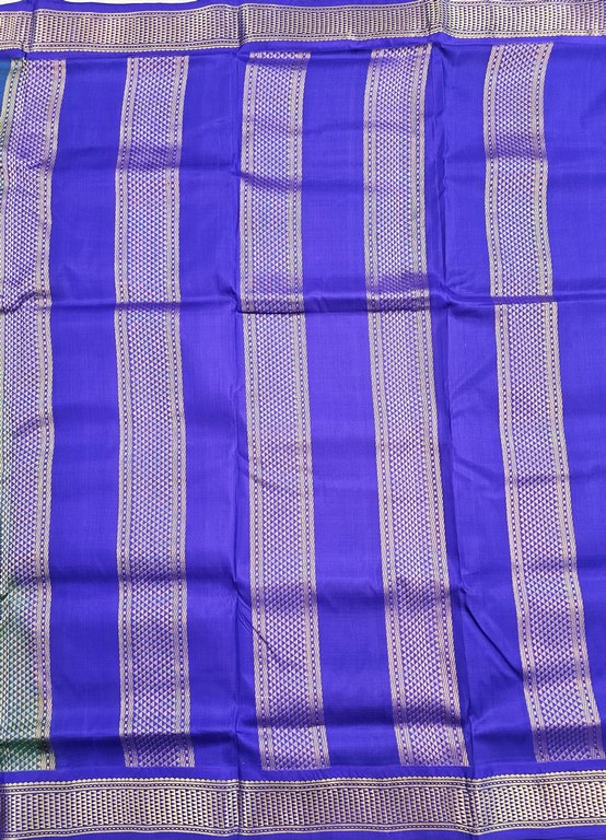 Kanchipuram Traditional 9 Yards Pure Silk Saree 004