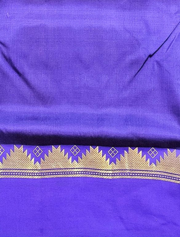 Kanchipuram Traditional 9 Yards Pure Silk Saree 005