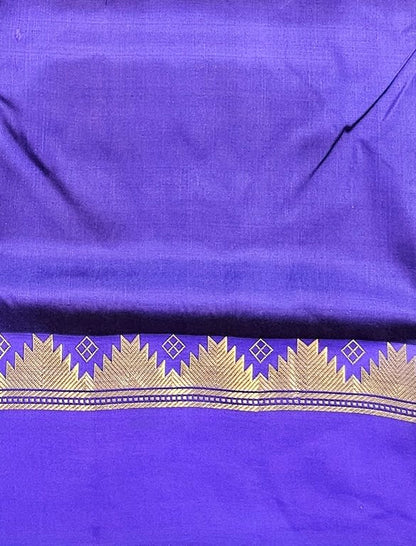 Kanchipuram Traditional 9 Yards Pure Silk Saree 005