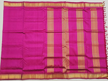 Kanchipuram Traditional 9 Yards Pure Silk Saree 006