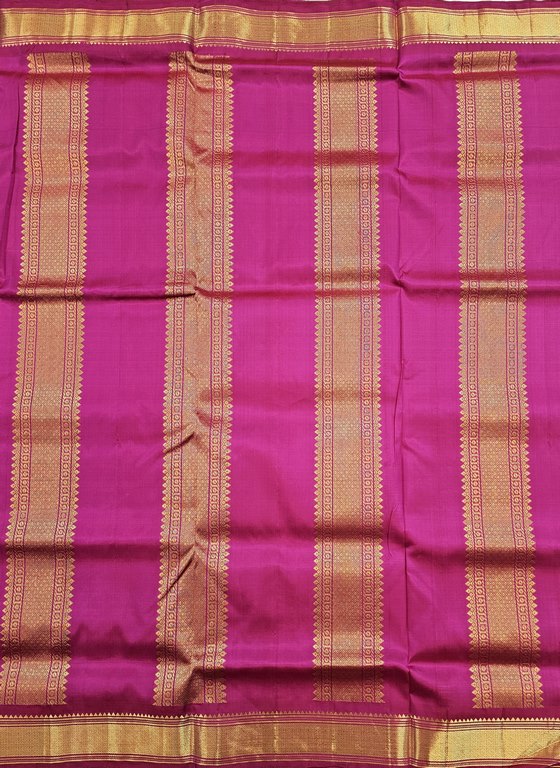 Kanchipuram Traditional 9 Yards Pure Silk Saree 006