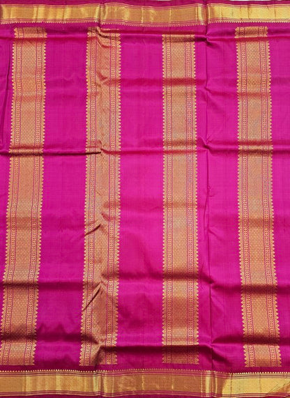 Kanchipuram Traditional 9 Yards Pure Silk Saree 006