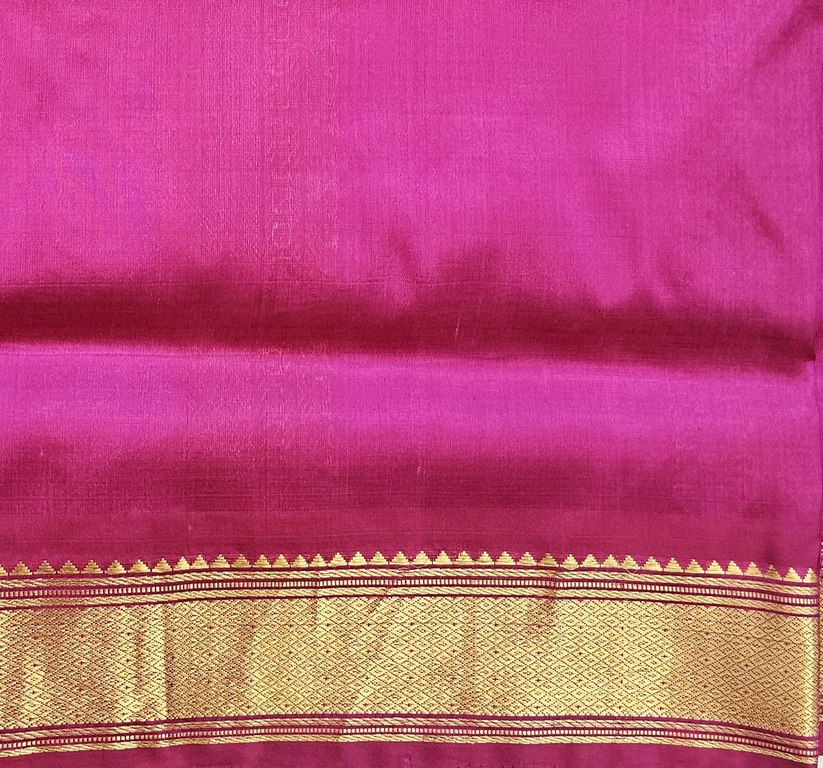 Kanchipuram Traditional 9 Yards Pure Silk Saree 006