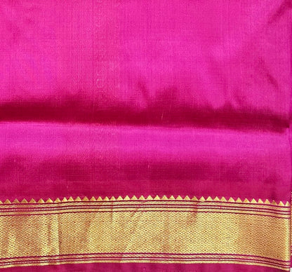 Kanchipuram Traditional 9 Yards Pure Silk Saree 006
