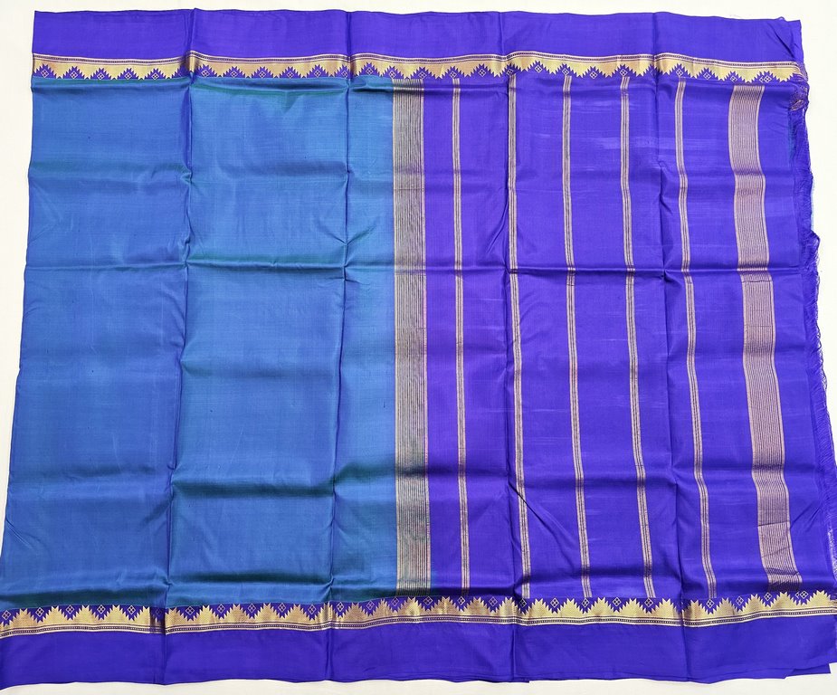 Kanchipuram Traditional 9 Yards Pure Silk Saree 007