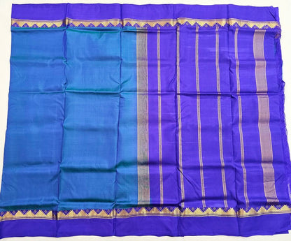 Kanchipuram Traditional 9 Yards Pure Silk Saree 007