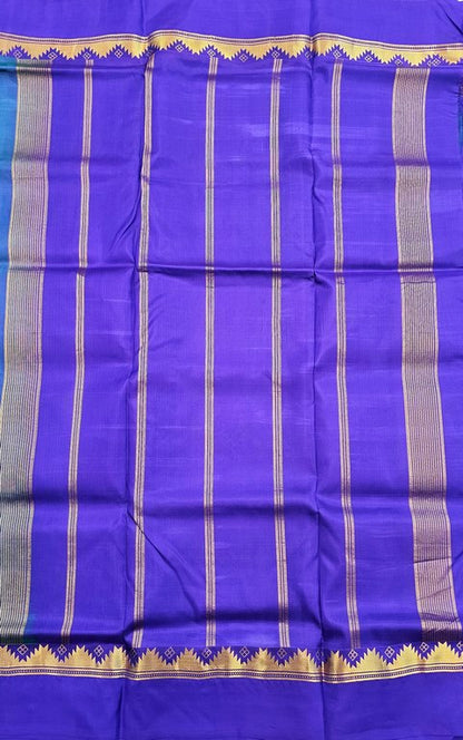 Kanchipuram Traditional 9 Yards Pure Silk Saree 007