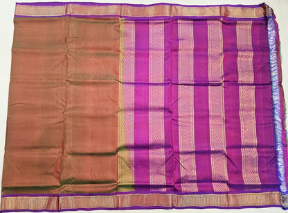 Kanchipuram Traditional 9 Yards Pure Silk Saree 009