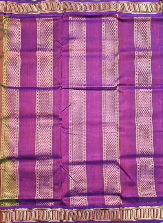 Kanchipuram Traditional 9 Yards Pure Silk Saree 009