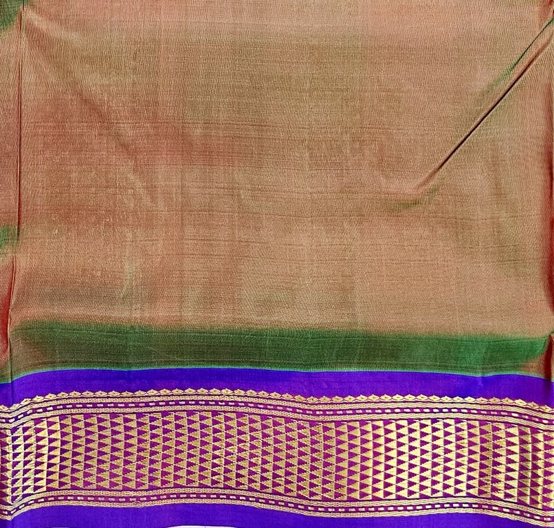 Kanchipuram Traditional 9 Yards Pure Silk Saree 009