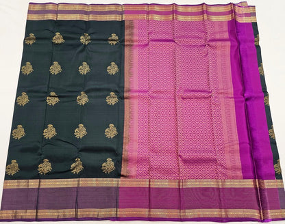 Authentic Pure Kanchipuram Korvai Vintage Silksarees 004