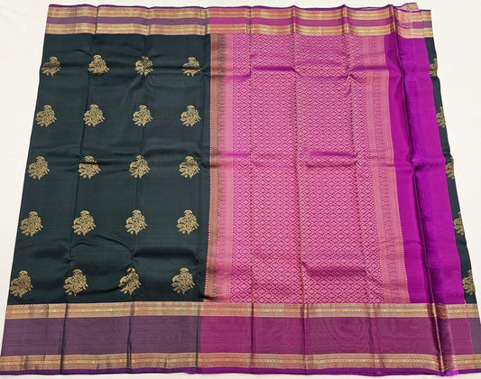 Authentic Pure Kanchipuram Korvai Vintage Silksarees 004