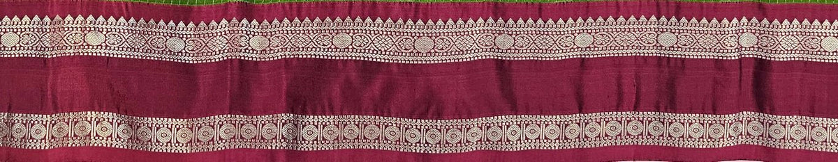 Exclusive Pure Kanchipuram Oosi-Checked Korvai Silksarees 007