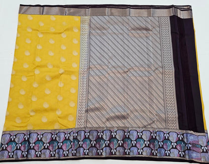 Pure Kanchipuram Fancy Korvai Silksarees 019