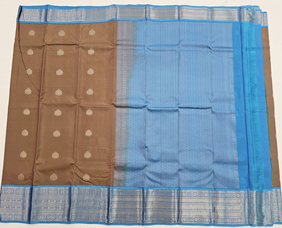 Pure Kanchipuram Fancy Korvai Silksarees 021