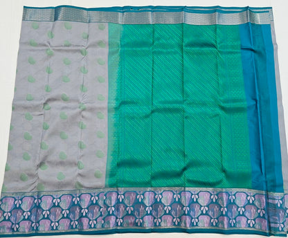 Pure Kanchipuram Fancy Korvai Silksarees 025