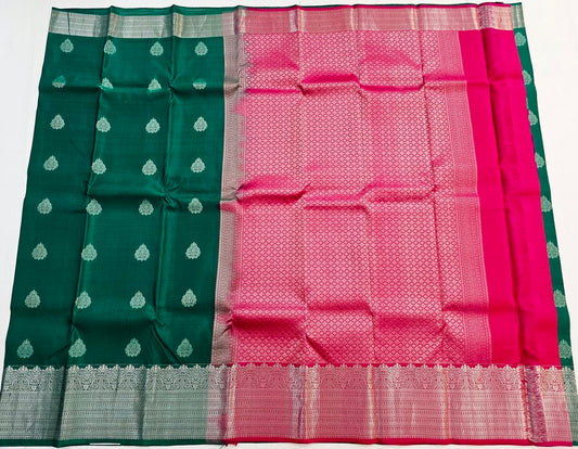 Authentic Pure Kanchipuram Korvai Vintage Silksarees 001